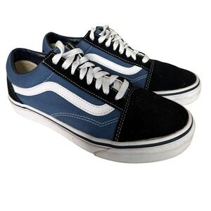 Vans Old Skool Sneakers Mens 6.5 Women's 8 Black Good Skate Shoes